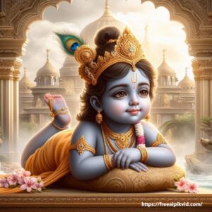 AI Images of Baby Krishna