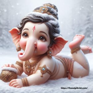 AI Image of baby Ganesha