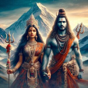 AI Generated Images of Lord Shiva and Goddess Parvati