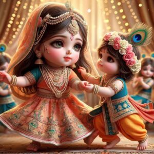 Little Radha Krishna Images