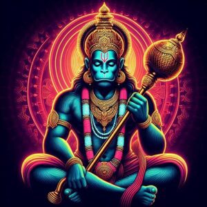 AI Images of Hanuman ji