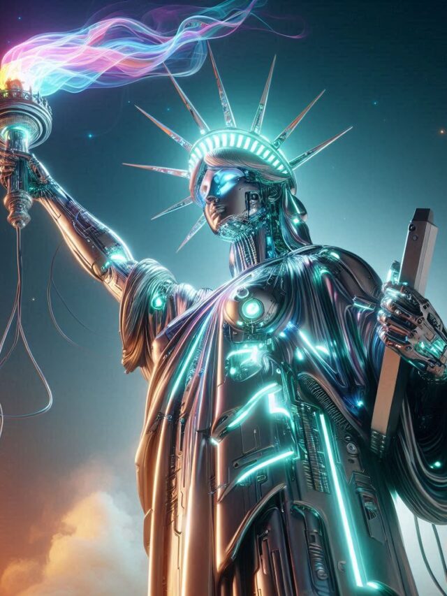 A Century of  Statue of Liberty: AI Imagines the Future